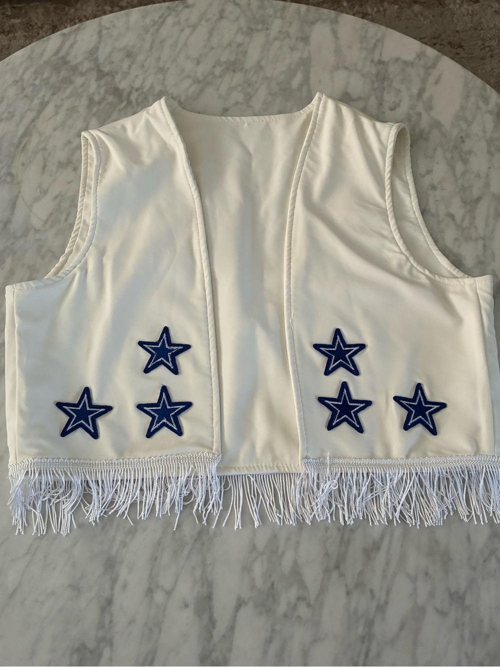NFL Dallas Cowboys Inspired Cheerleaders Vest